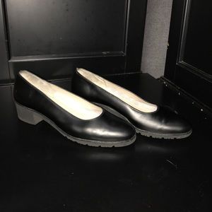 Salvatore Ferragamo boutique heel loafers